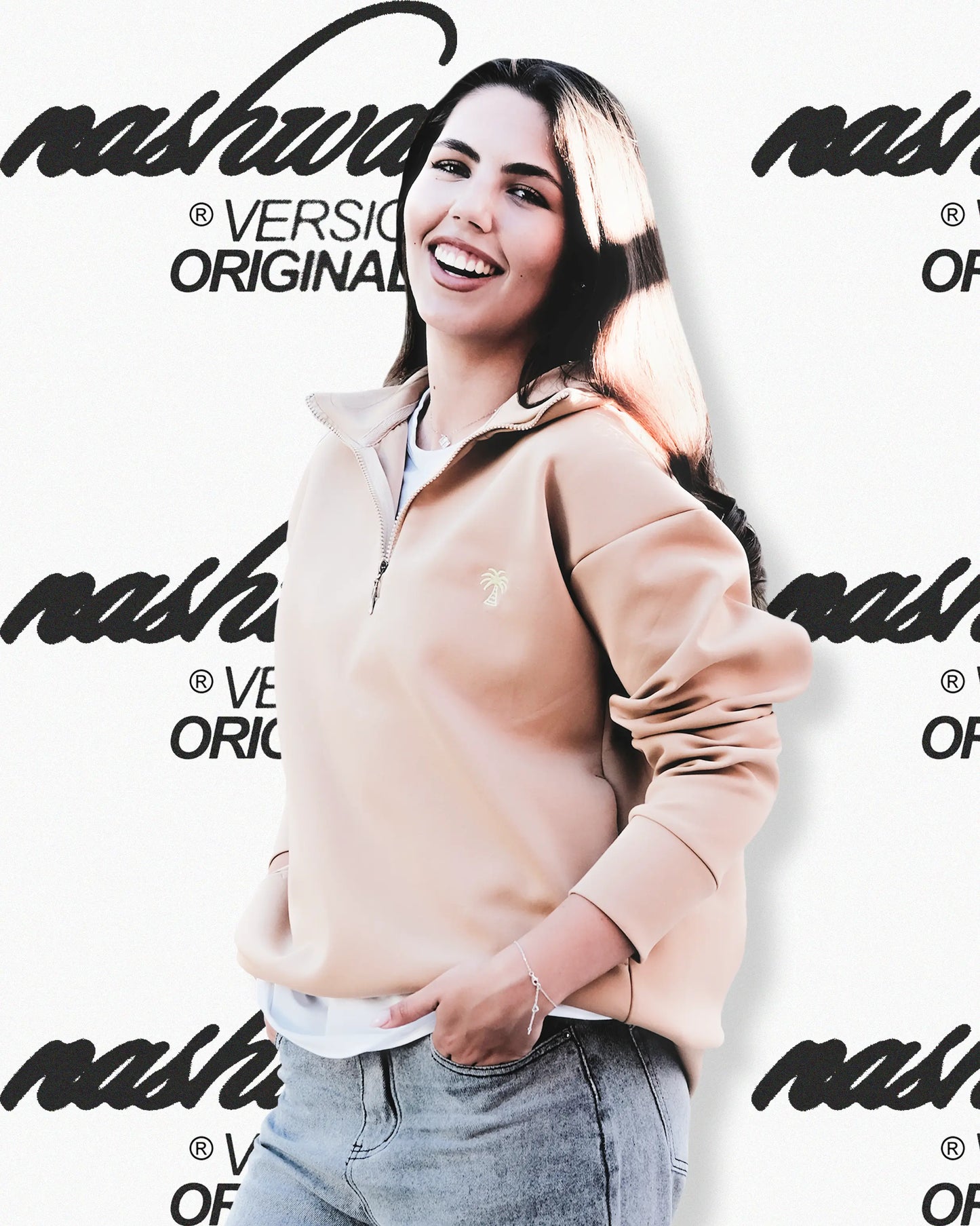 Beige Sweatshirt Version Originale