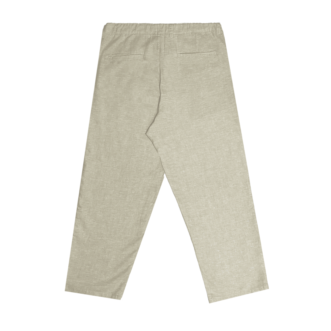 'Biscotte Beige' Linen Pants