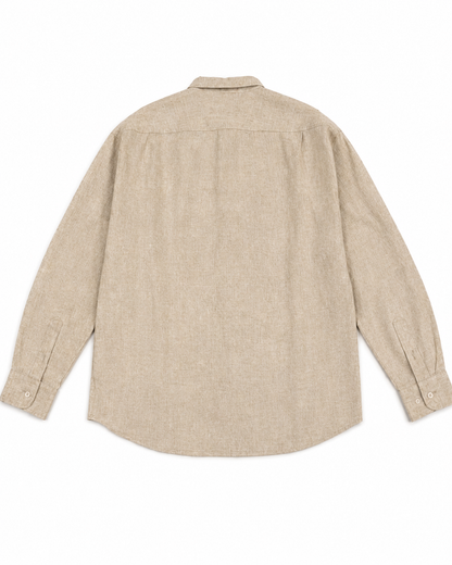 'Natural Beige' Linen Shirt