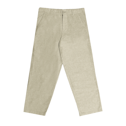 'Biscotte Beige' Linen Pants